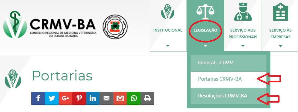 Legislação Regional - CRMV(BA)